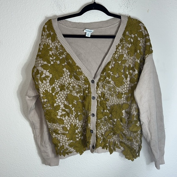 Sundance Gold and Cream Lace Cardigan - Picture 3 of 7